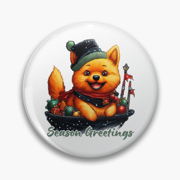 Item preview, Happy Fox Christmas designed and sold by BukkyStory.
