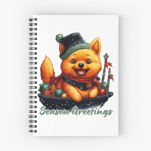 Item preview, Happy Fox Christmas designed and sold by BukkyStory.