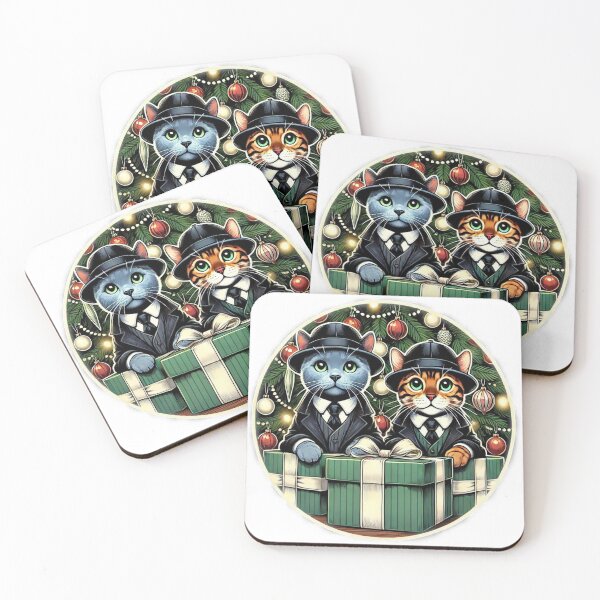 Item preview, christmas cats designed and sold by evenement3102.