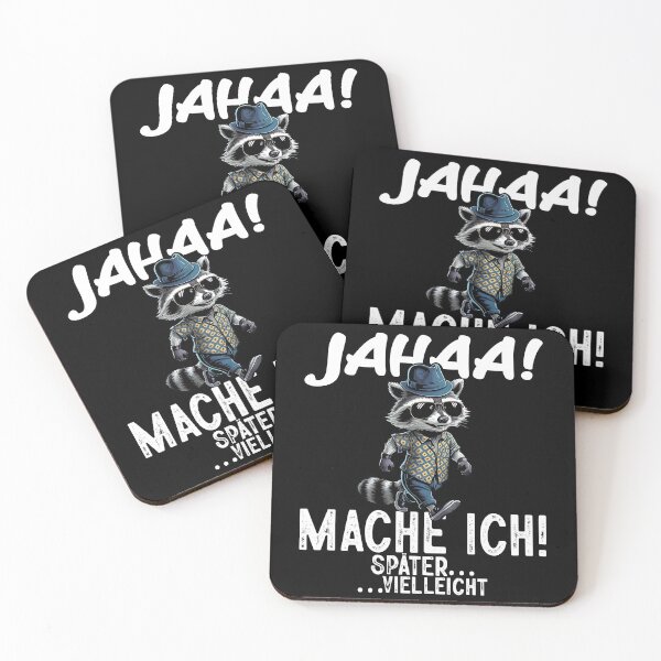 Item preview,  Jahaa Mache Mache Ich Später Vielleicht - Cool Waschbär - Lustiges Zitat  designed and sold by Smix Pixels.