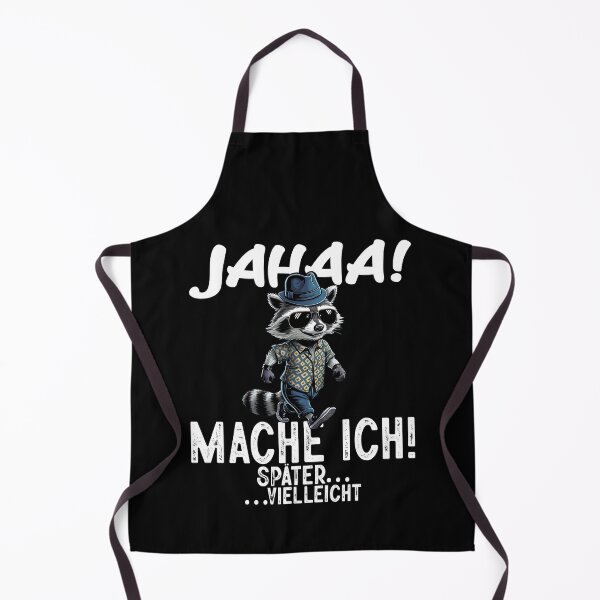Item preview, Jahaa Mache Mache Ich Später Vielleicht - Cool Waschbär - Lustiges Zitat designed and sold by Smix Pixels.