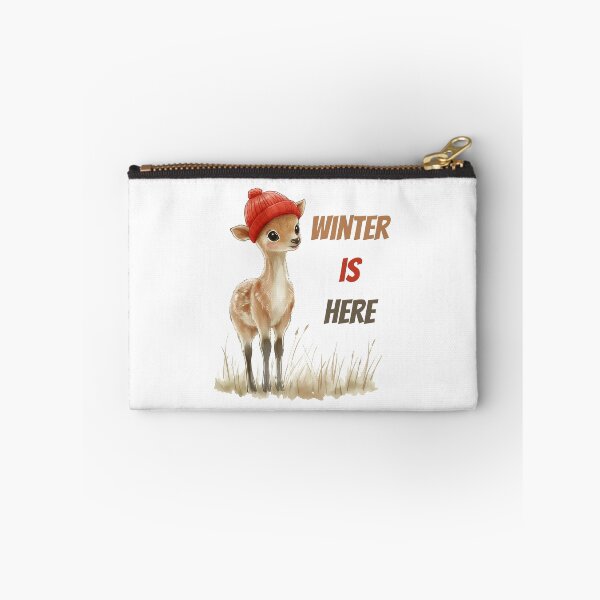 Item preview, Winter is Here with a Cute Deer	 designed and sold by BukkyStory.