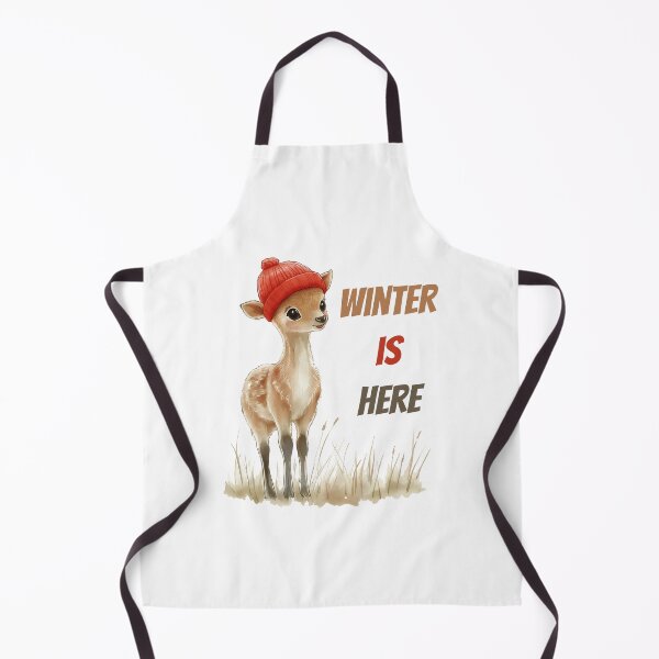 Item preview, Winter is Here with a Cute Deer designed and sold by BukkyStory.