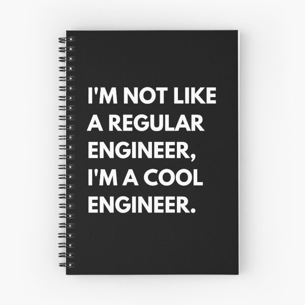 Item preview, Engineering: I'm Not Like A Regular Engineer I'm A Cool Engineer Funny Nerd designed and sold by CuteLovelyDesigns.