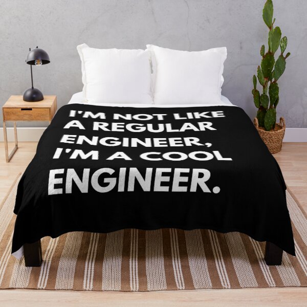 Item preview, Engineering: I'm Not Like A Regular Engineer I'm A Cool Engineer Funny Nerd designed and sold by CuteLovelyDesigns.