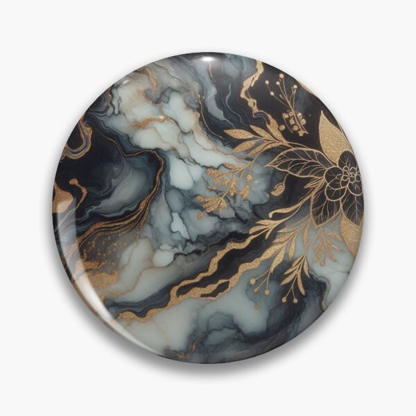 Item preview, Dark and light grey marble with gold highlights – pure elegance and art designed and sold by FotoworldEdel.