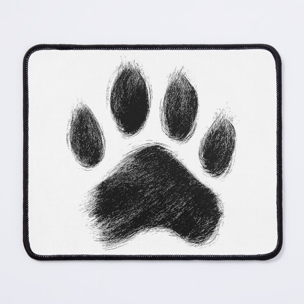 Item preview, Rustic Chalk Paw Print Tribute designed and sold by Fageg.