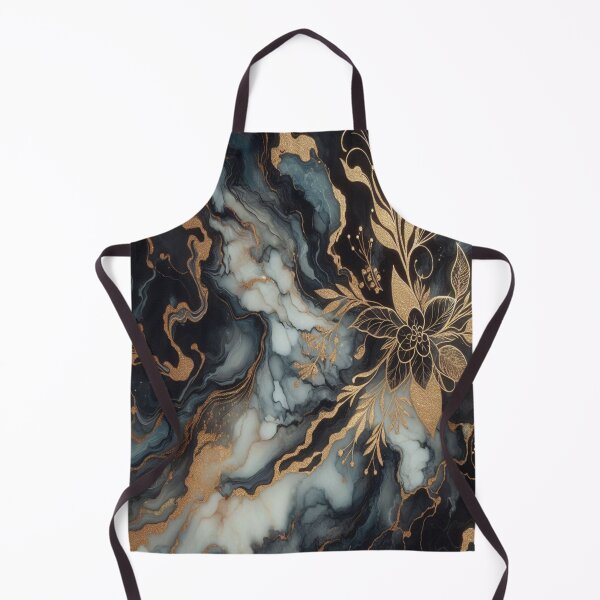 Item preview, Dark and light grey marble with gold highlights – pure elegance and art designed and sold by FotoworldEdel.