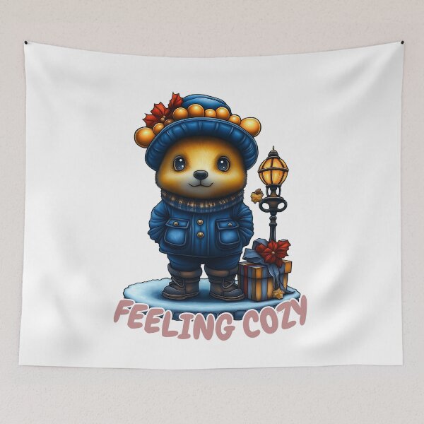 Item preview, Winter Bear Feeling Cozy designed and sold by BukkyStory.