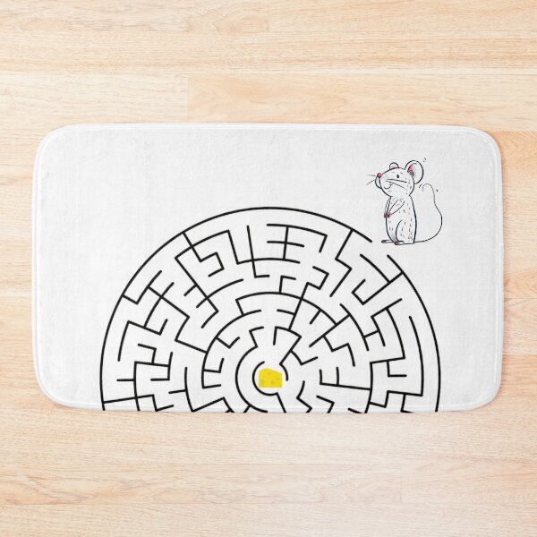 Item preview, Maze with Treats - Mouse & Cheese designed and sold by nature. electrified..