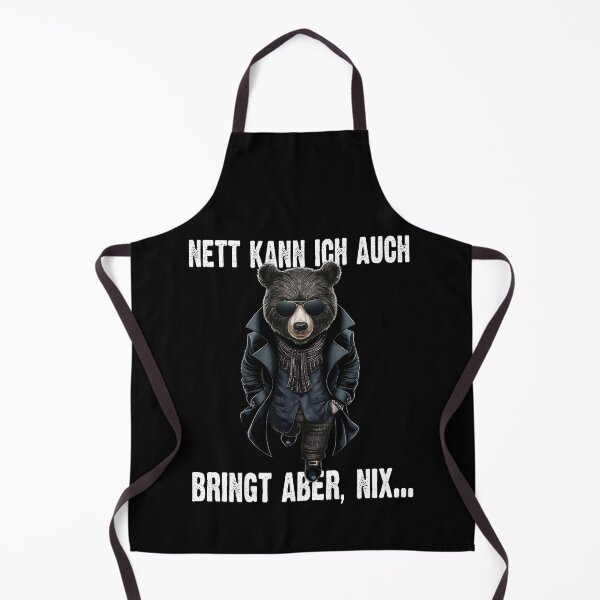 Item preview, Nett Kann Ich Auch Bringt Aber , Nix  - Cooles Bär - Lustiges Zitat  designed and sold by Smix Pixels.