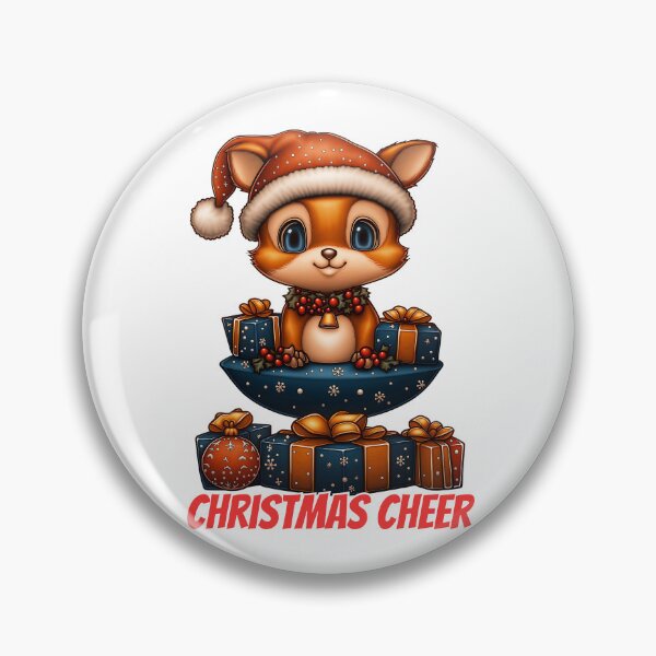 Item preview, Festive Squirrel Christmas Cheer designed and sold by BukkyStory.