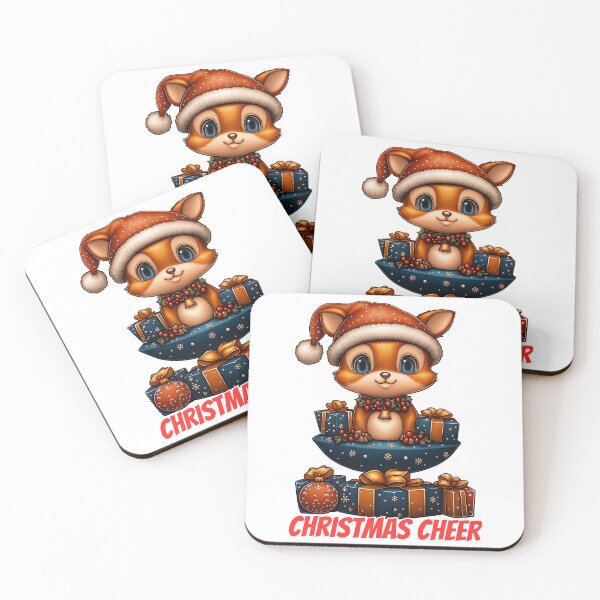 Item preview, Festive Squirrel Christmas Cheer designed and sold by BukkyStory.
