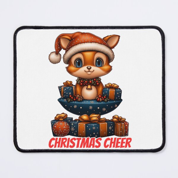 Item preview, Festive Squirrel Christmas Cheer designed and sold by BukkyStory.