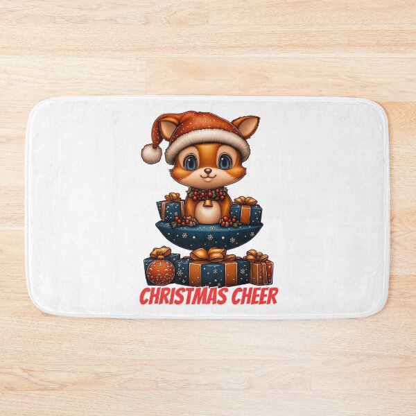 Item preview, Festive Squirrel Christmas Cheer designed and sold by BukkyStory.