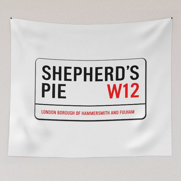 Item preview, Classic London Shepherd's Pie Road Sign V1a designed and sold by RetrospectUK.