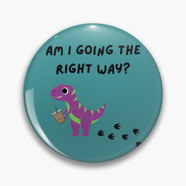 Item preview, Dinosaur Am I going the right way designed and sold by SimpleUla.