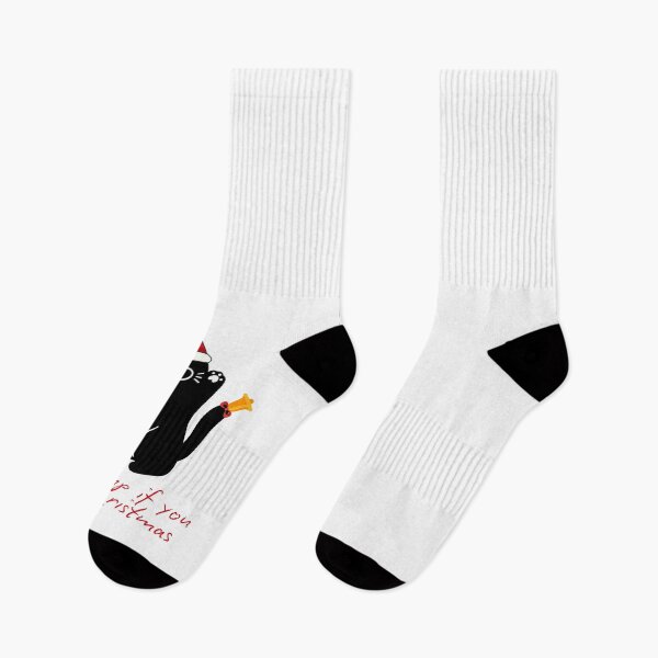 Item preview, Black cat hands up if you love Christmas designed and sold by SimpleUla.