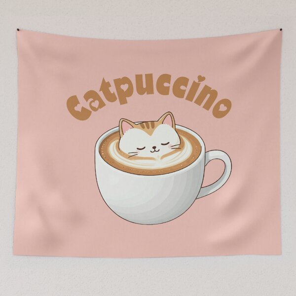 Item preview, Catpuccino designed and sold by HipsterAnimals.