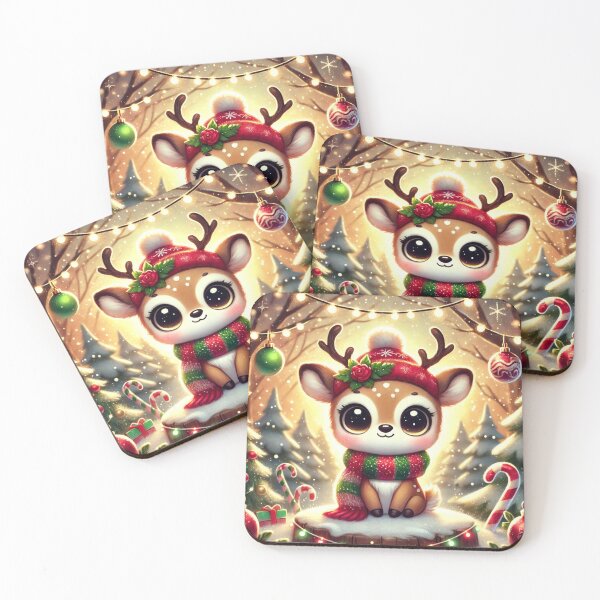 Item preview, Adorable Christmas Deer in Magical Snowy Wonderland designed and sold by Jayara [Born To Reign].