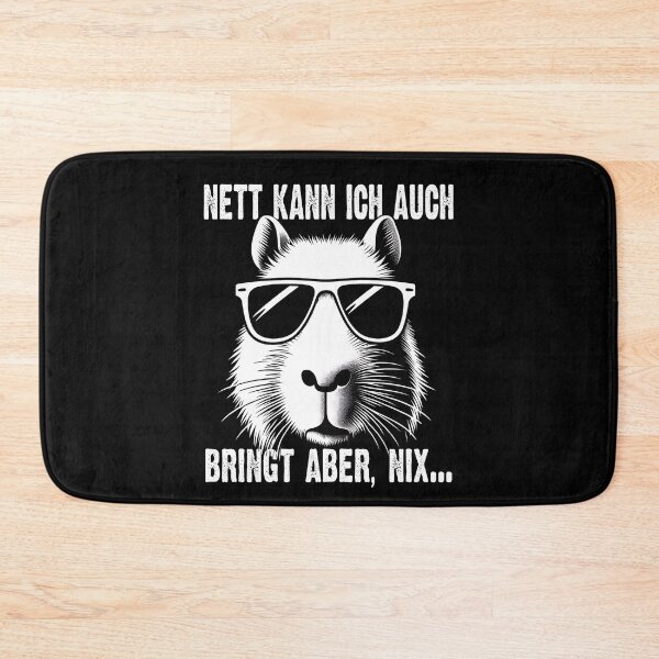 Item preview,  Nett Kann Ich Auch Bringt Aber , Nix  - Cooles Wasserschwein  - Lustiges Zitat  designed and sold by Smix Pixels.