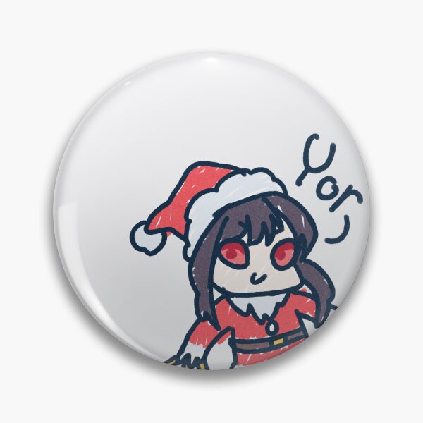 Item preview, Mommy Yor in Santa costume in kids Drawing Chibi Sticker designed and sold by NekoVoiid.