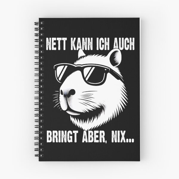 Item preview, Nett Kann Ich Auch Bringt Aber , Nix  - Cooles Wasserschwein  - Lustiges Zitat  designed and sold by Smix Pixels.