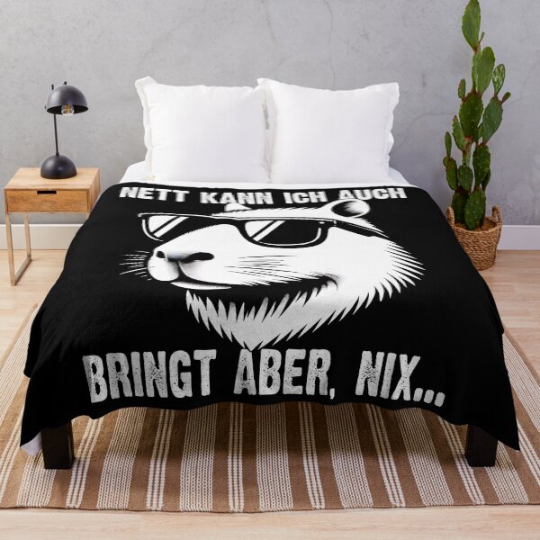 Item preview, Nett Kann Ich Auch Bringt Aber , Nix  - Cooles Wasserschwein  - Lustiges Zitat  designed and sold by Smix Pixels.