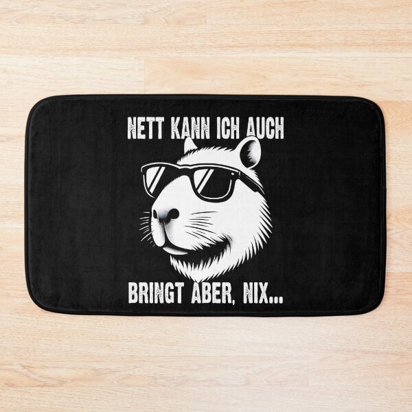 Item preview, Nett Kann Ich Auch Bringt Aber , Nix  - Cooles Wasserschwein  - Lustiges Zitat  designed and sold by Smix Pixels.