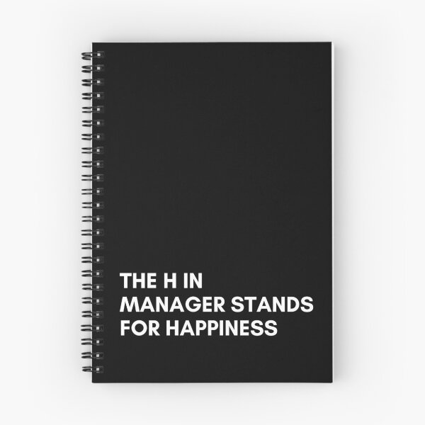 Item preview, The H In Manager Stands For Happiness Funny Saying designed and sold by CuteLovelyDesigns.