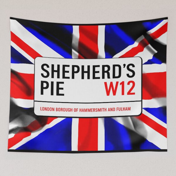 Item preview, Classic London Shepherd's Pie Road Sign V1b designed and sold by RetrospectUK.