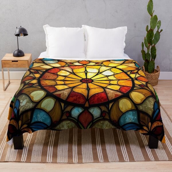 Item preview, Stained glass sunburst designed and sold by Gaspar Avila.