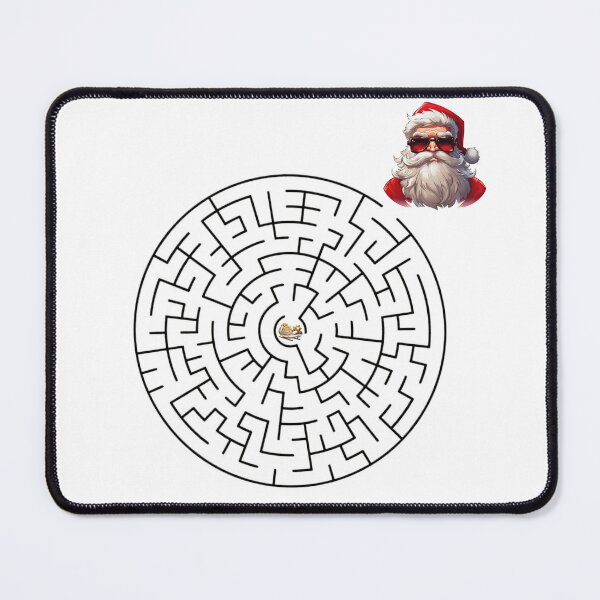 Item preview, Christmas Maze - Santa Claus & Sleigh (Cool Edition) designed and sold by nature. electrified..
