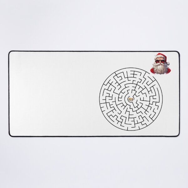 Item preview, Christmas Maze - Santa Claus & Sleigh (Cool Edition) designed and sold by nature. electrified..