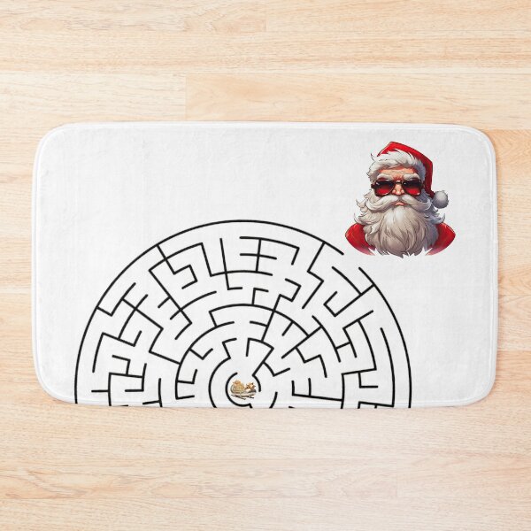Item preview, Christmas Maze - Santa Claus & Sleigh (Cool Edition) designed and sold by nature. electrified..