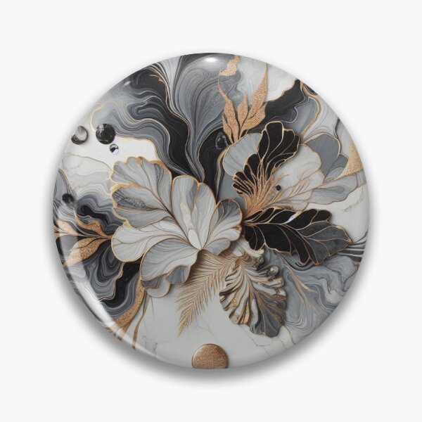 Item preview, Dark and light grey marble with gold highlights – pure elegance and art designed and sold by FotoworldEdel.