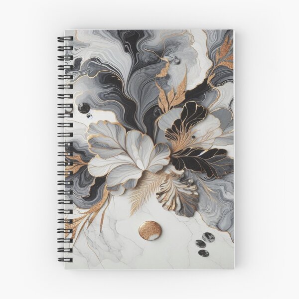 Item preview, Dark and light grey marble with gold highlights – pure elegance and art designed and sold by FotoworldEdel.