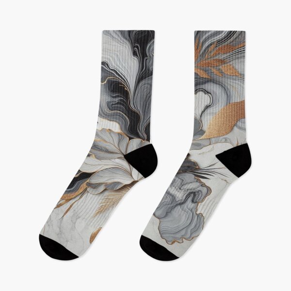 Item preview, Dark and light grey marble with gold highlights – pure elegance and art designed and sold by FotoworldEdel.