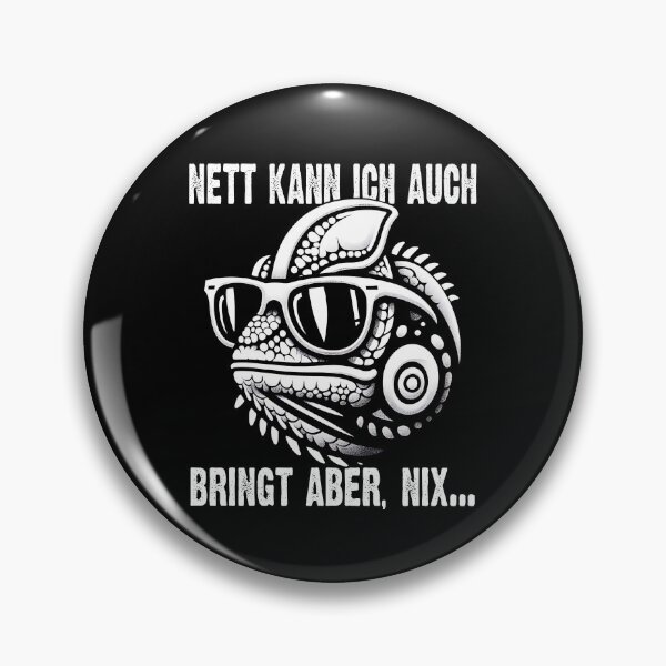Item preview, Nett Kann Ich Auch Bringt Aber , Nix  - Cooles Chamäleon  - Lustiges Zitat  designed and sold by Smix Pixels.