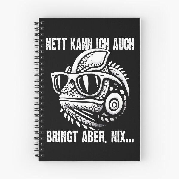 Item preview, Nett Kann Ich Auch Bringt Aber , Nix  - Cooles Chamäleon  - Lustiges Zitat  designed and sold by Smix Pixels.