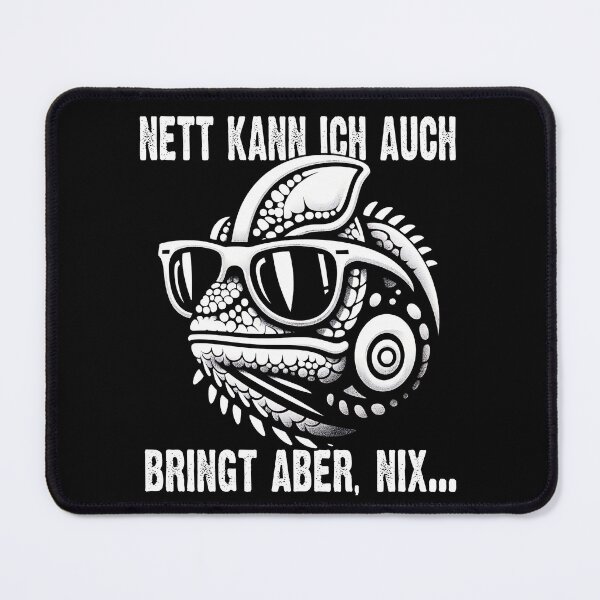 Item preview, Nett Kann Ich Auch Bringt Aber , Nix  - Cooles Chamäleon  - Lustiges Zitat  designed and sold by Smix Pixels.