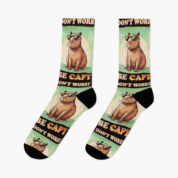 Item preview, Don't Worry, Be Capy - Happy Capybara Tropical Vibes Design designed and sold by Groenendijk.