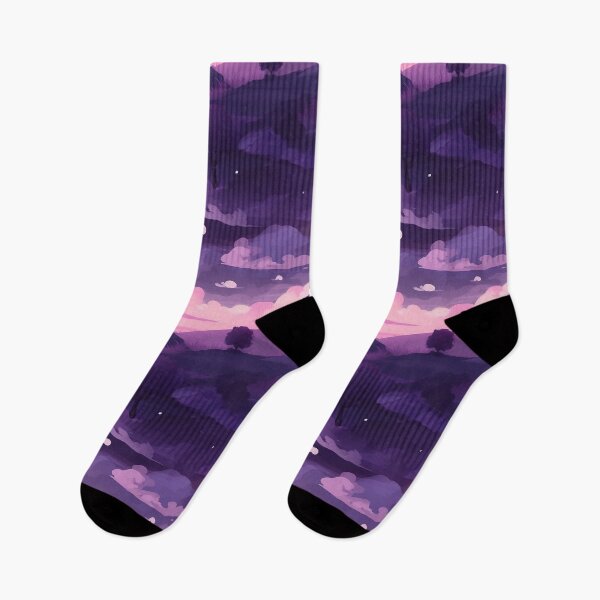 Item preview, Purple and Pink Landscape Pattern designed and sold by bubblegoth.