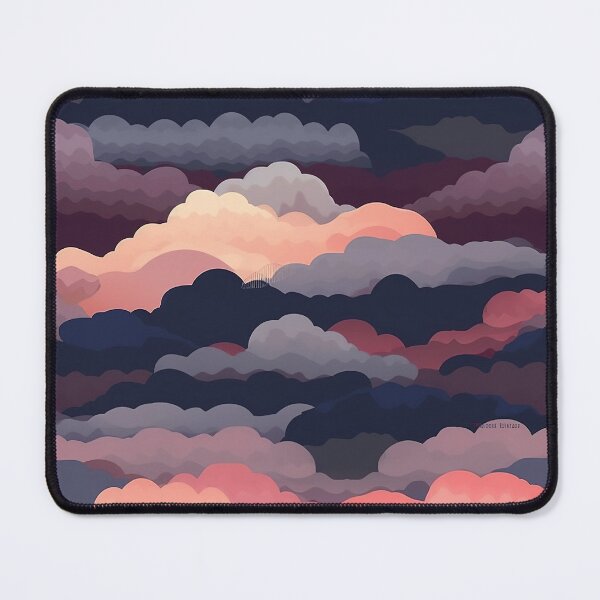 Item preview, Evening Cloudy Sunset Pattern designed and sold by bubblegoth.