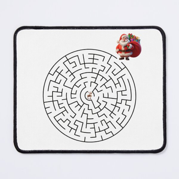 Item preview, Christmas Maze - Santa Claus & Reindeer designed and sold by nature. electrified..