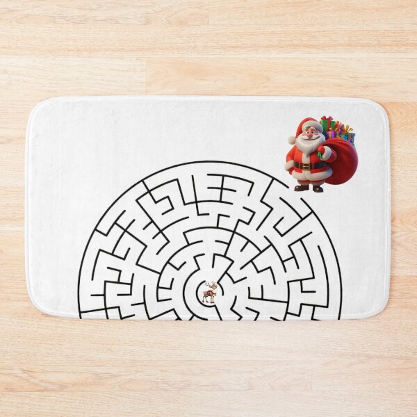 Item preview, Christmas Maze - Santa Claus & Reindeer designed and sold by nature. electrified..