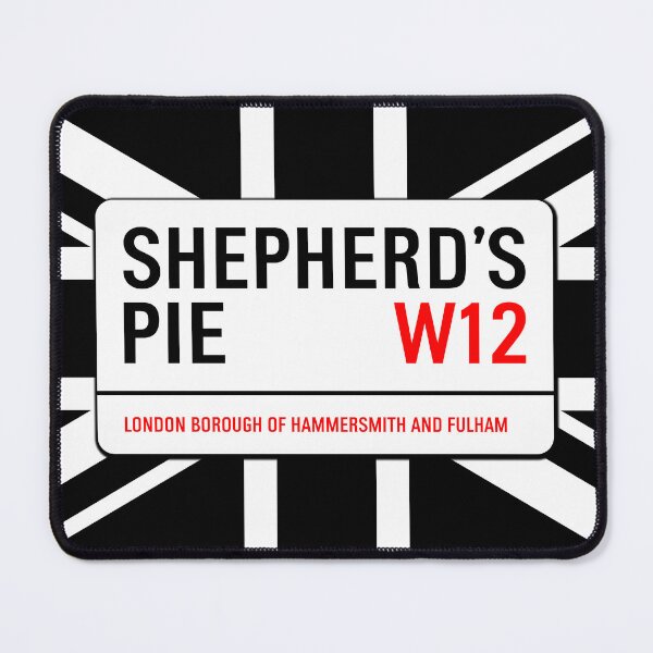 Item preview, Classic London Shepherd's Pie Road Sign V1c designed and sold by RetrospectUK.