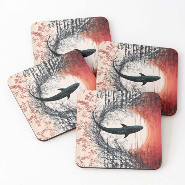 Item preview, Forest Whale. Surreal Eco dream imagery. designed and sold by Shoot-The-Moon.