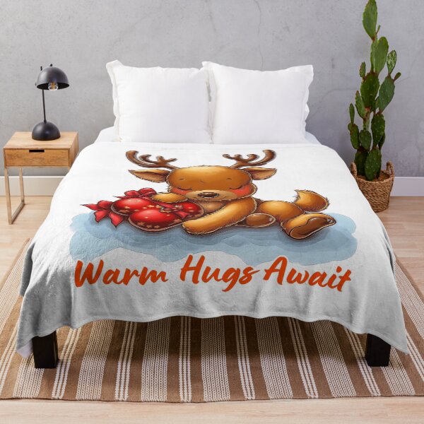 Item preview, Sleepy Reindeer with Present designed and sold by BukkyStory.