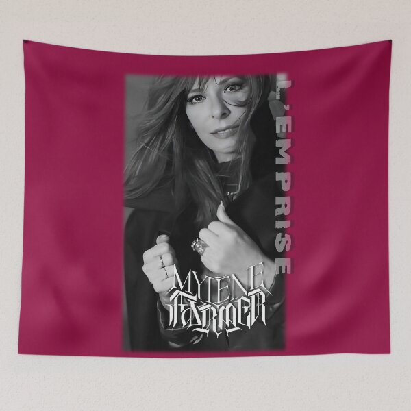 Item preview, L'Emrpise_Mylene_Farmer-black and white  designed and sold by MusicVibesTee.